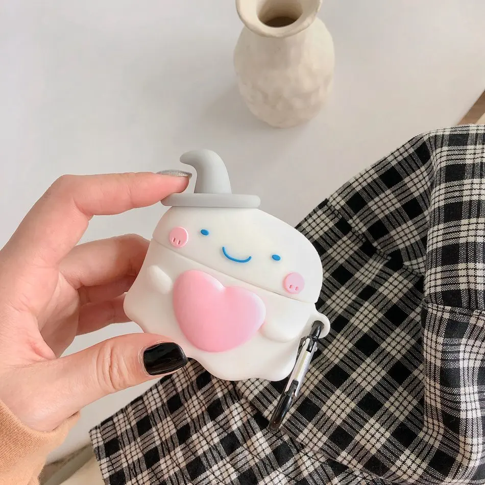 3D чехол для наушников для Airpods Pro Чехол Силиконовый Ститч Кот Мультяшные наушники/Earpods чехол для Apple Air pods Pro 3 чехол Брелок - Цвет: 1149U