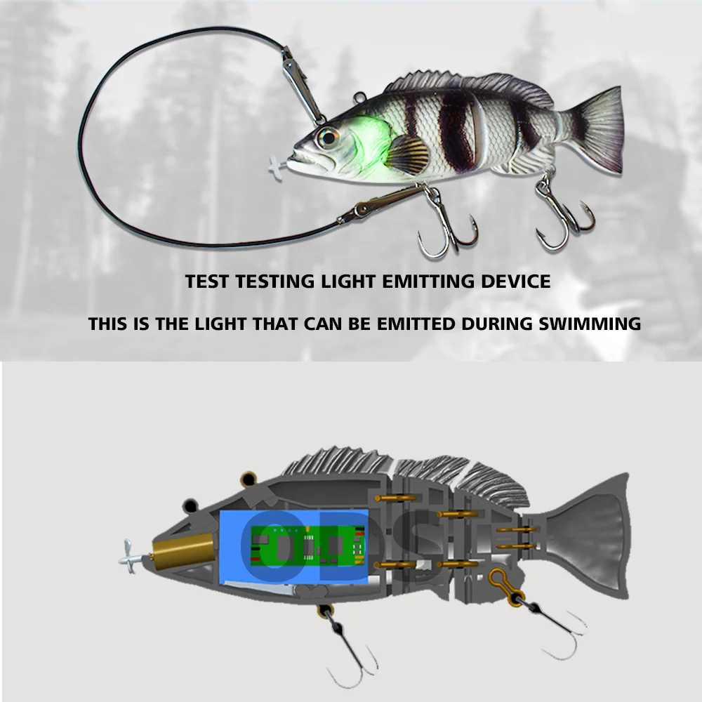 κ  ̳  ڵ   ̳ ̳ Wobblers Swimbait USB  ̴ LED 