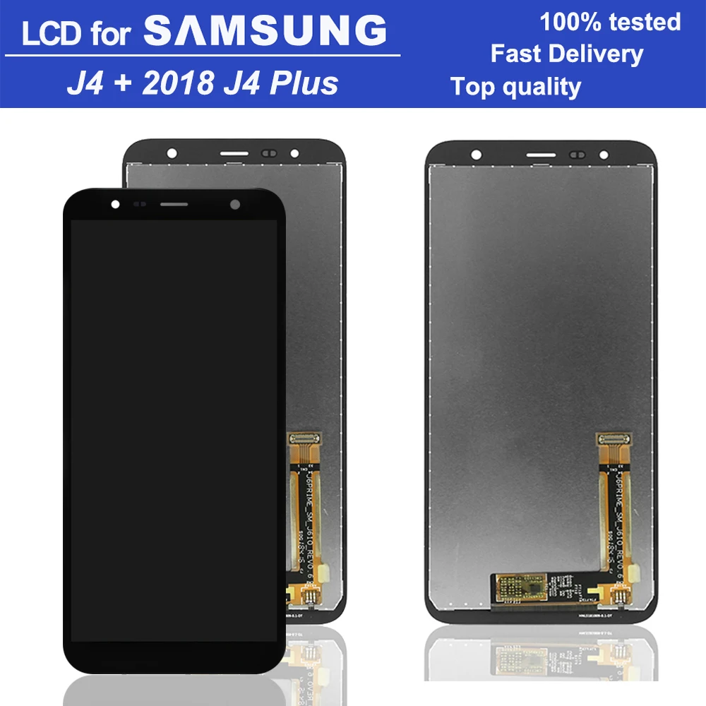 100% Оригинальный 6 0 &quotJ6 Prime ЖК монитор для Samsung Galaxy J4 + 2018 Plus J415 J415F J410 цифровой