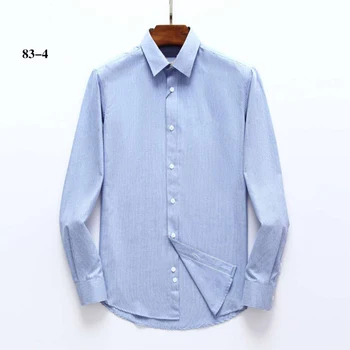 

homme high quality 100%cotton camisa masculina Men Long Sleeve Dress Shirts fashion hombre chemises