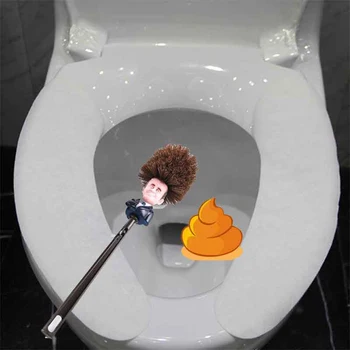 

Emmanuel Macron WC Toilette France President Toilet Brush Make The Toilet Great Again B88