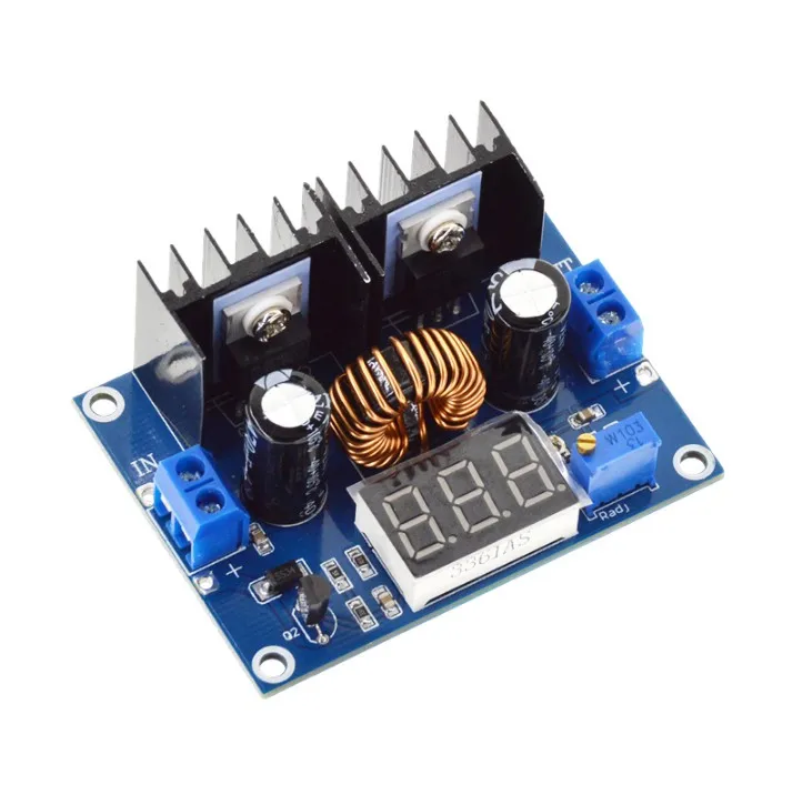 

C03 LED Voltmeter PWM Adjustable 4-36V To 1.25-36V Step-Down Board Module XL4016 8A 200W DC-DC Power drop Module