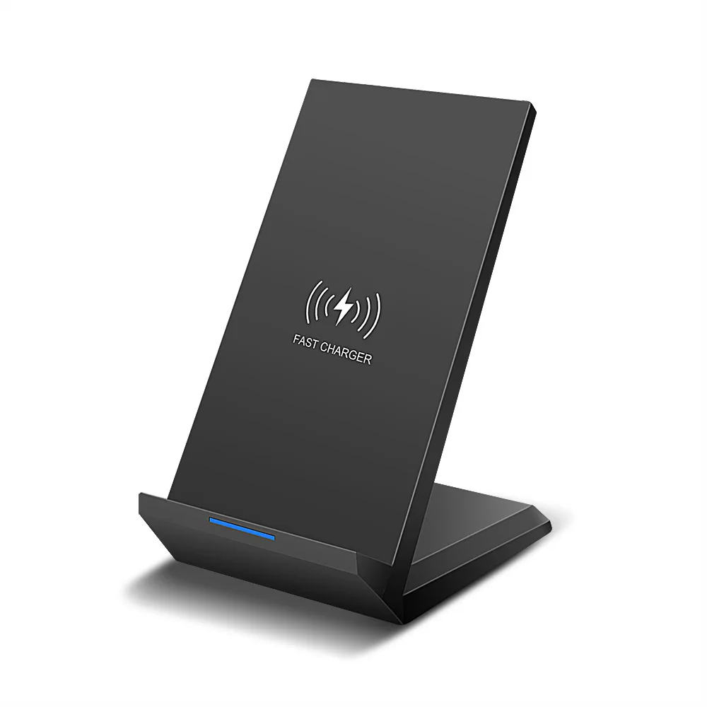 DCAE 15W Qi Wireless Charger Stand For iPhone 11 Pro 8 X XS XR USB C 10W Fast Charging Station for Samsung S10 S9 Xiaomi Huawei - Цвет: Черный