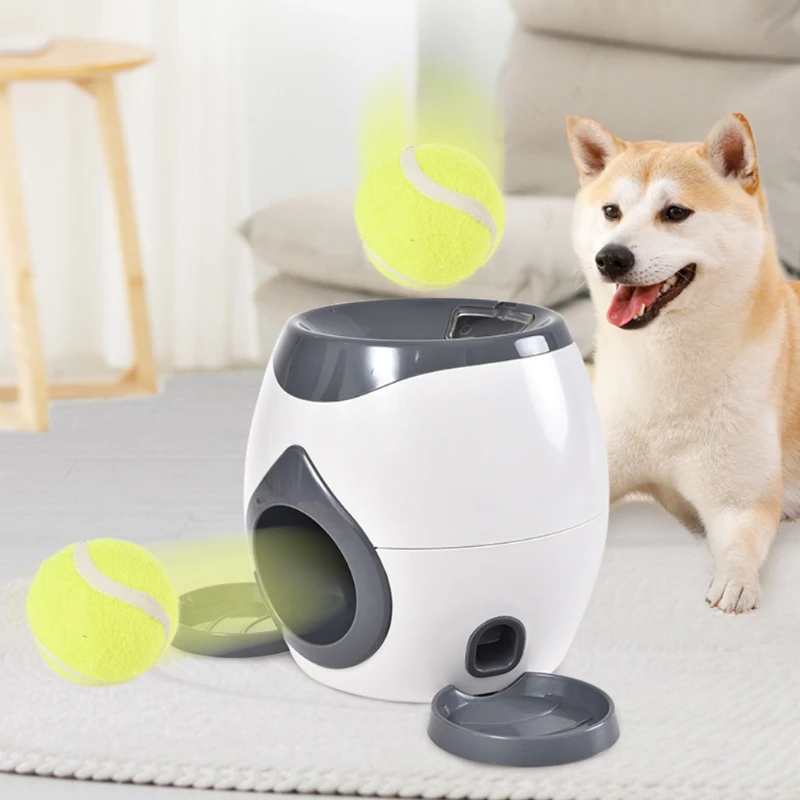 

Dog Ball Thrower,Dog Ball Launche,Cricket Ball Throwing Machine, Pet Ball Launcher Toy Dog Tennis Food Machine Thrower Feeder
