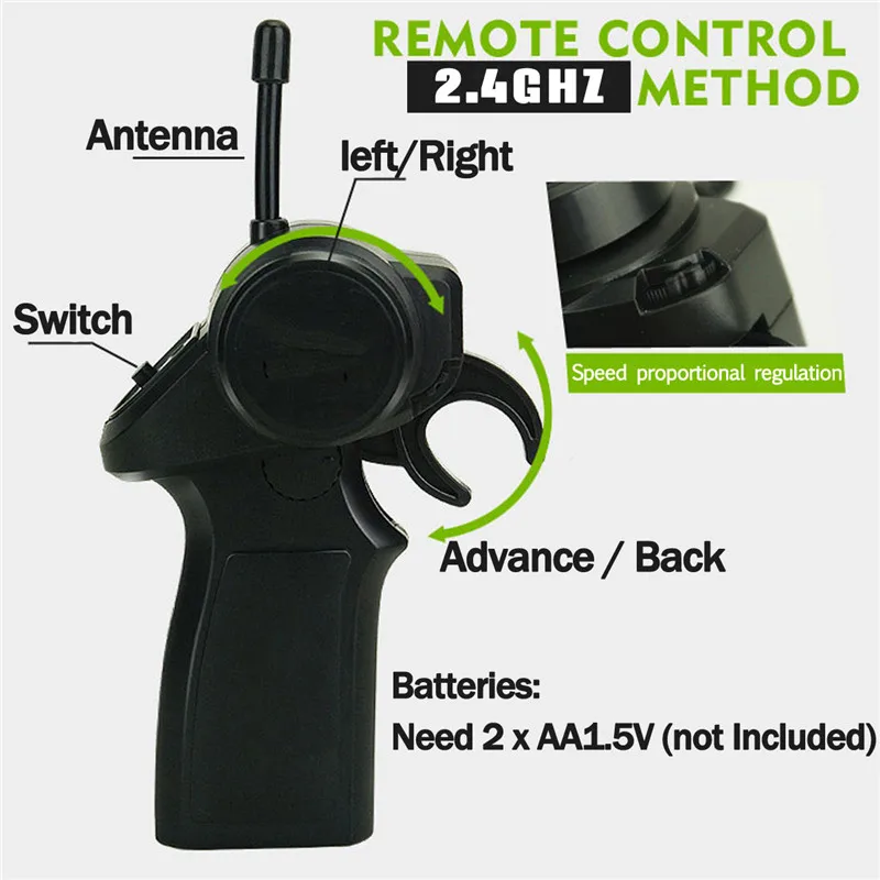 1:32 4CH 2WD 2.4GHz RC Car Mini Machine Radio Controll Car Off-Road Vehicle Model High Speed 20km/h Climbing Car Model Toys