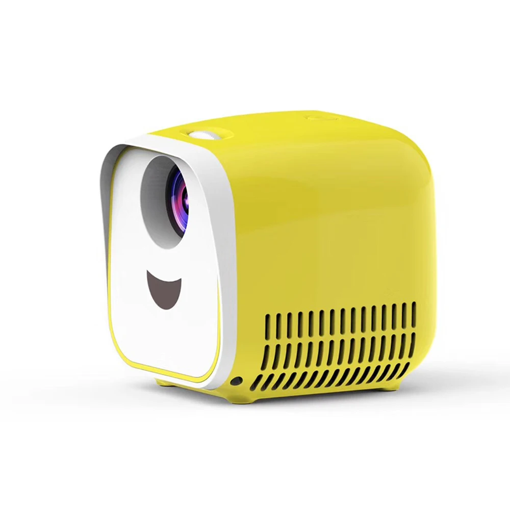 ViviBright L1 мини-проектор высокого разрешения 1080P дети милый детский мини светодиодный проектор для домашний медиа плеер Поддержка TF карты