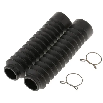 

2Pcs Motorcycle Front Fork Cover Boot Shock Protector Dust Guard for Off Road Pit Dirt Bike Motocross Bicycle