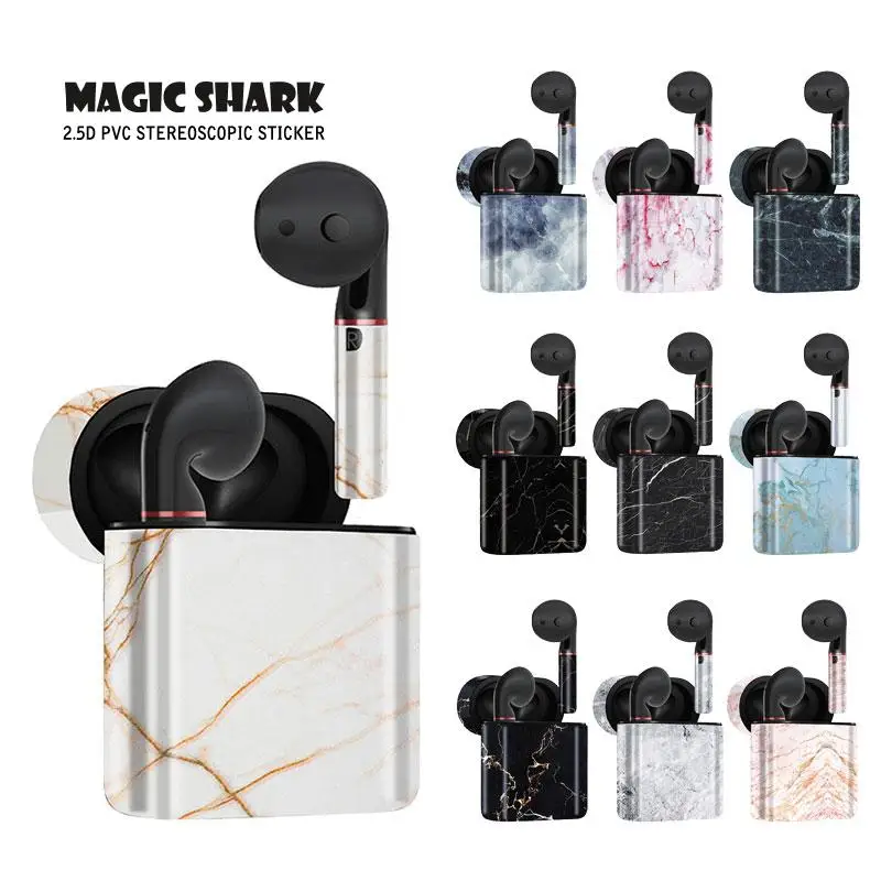 Новое поступление чехол с мраморным рисунком для HUAWEI Freebuds 2 Pro пленка наклейка