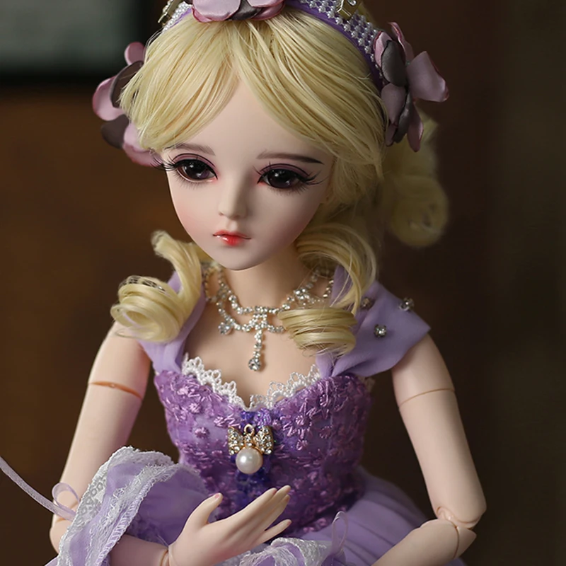 UCanaan 1/3 BJD Doll 18 Ball Jonited Dolls With Upgraded Makeup Full Outfits Princess Dress Girls Toys Gifts For Children 14