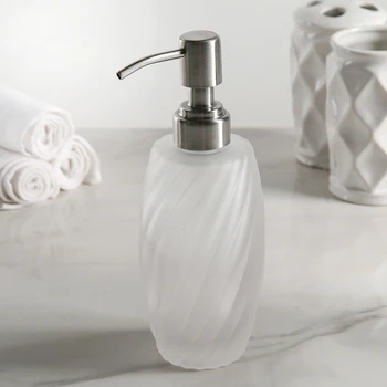 

Liquid soap dispenser "Grace", frosted glass