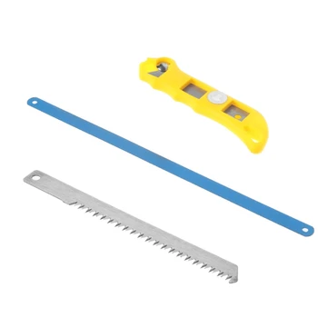 

10" 3 In 1 Mini Saw Easy Release Aluminum Saw Hacksaw with Rubber Handle