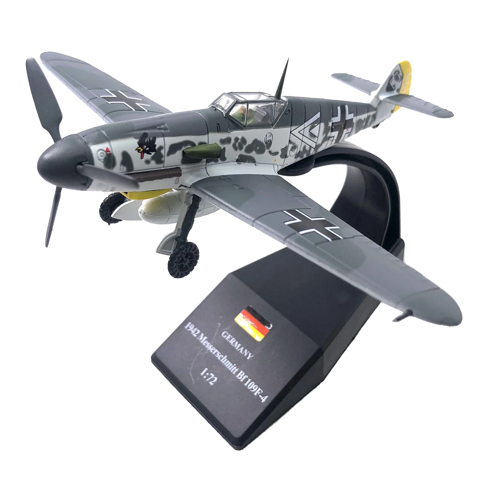 1/72 масштаб Германии BF109F-4 летательный аппарат металлический литой Военный Модель