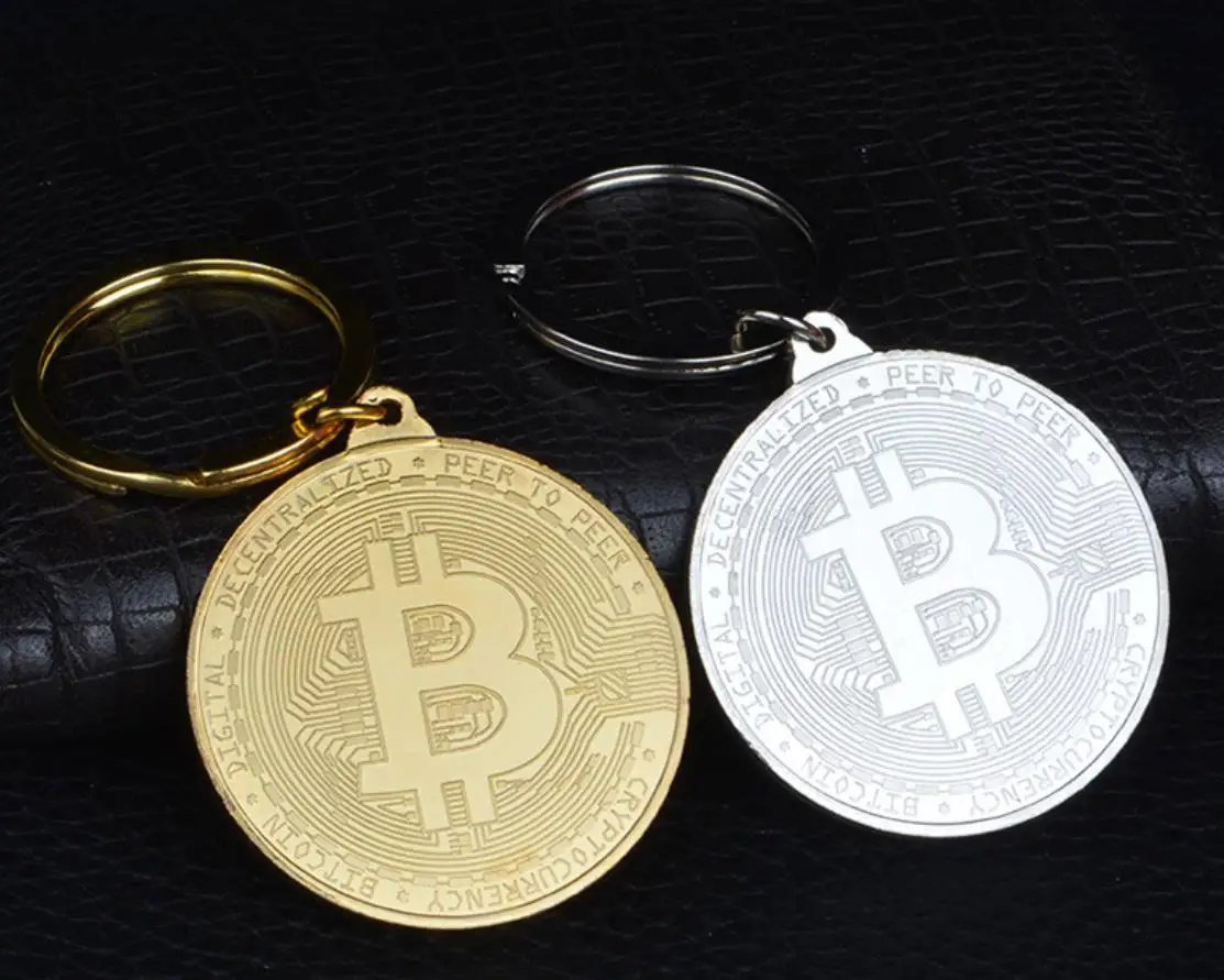 BTRTS Keychain Accessories for Prosperity Gold-Plated Coin