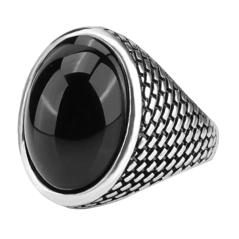 

selling Europe and the United States punk gothic atmosphere oval restoring ancient ways the gem man ring special batch