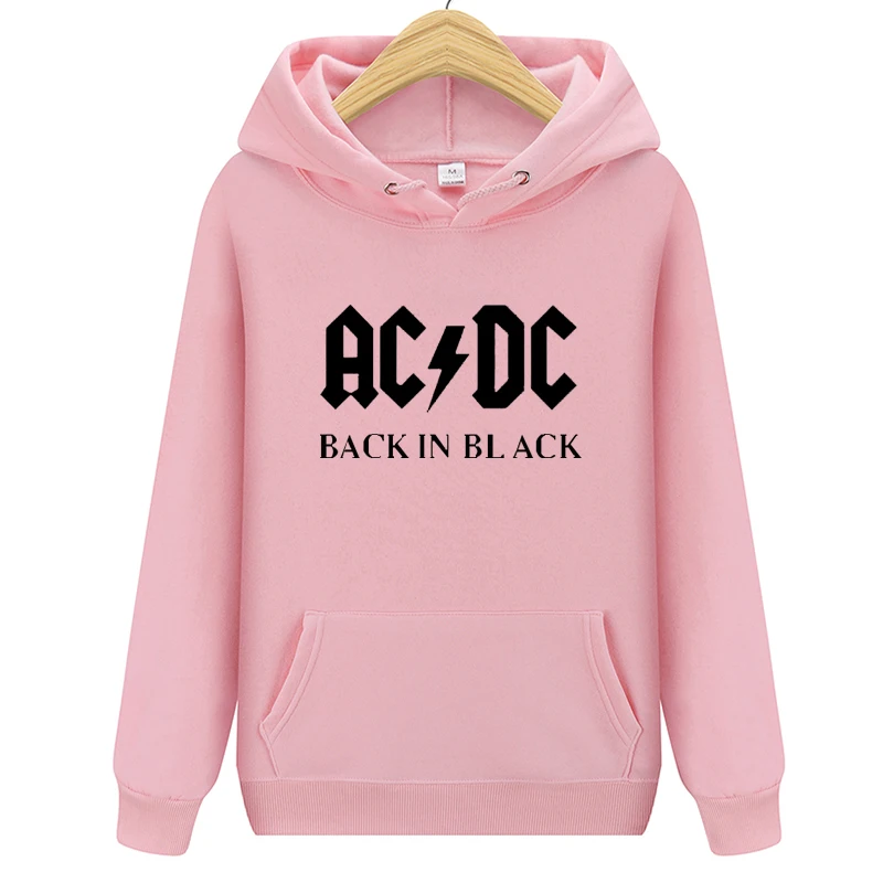 Новинка 24 дизайна Толстовка ACDC AC/DC Австралийский жесткий рок толстовки Панк sudadera уличная флисовая куртка верхняя одежда - Цвет: Фиолетовый