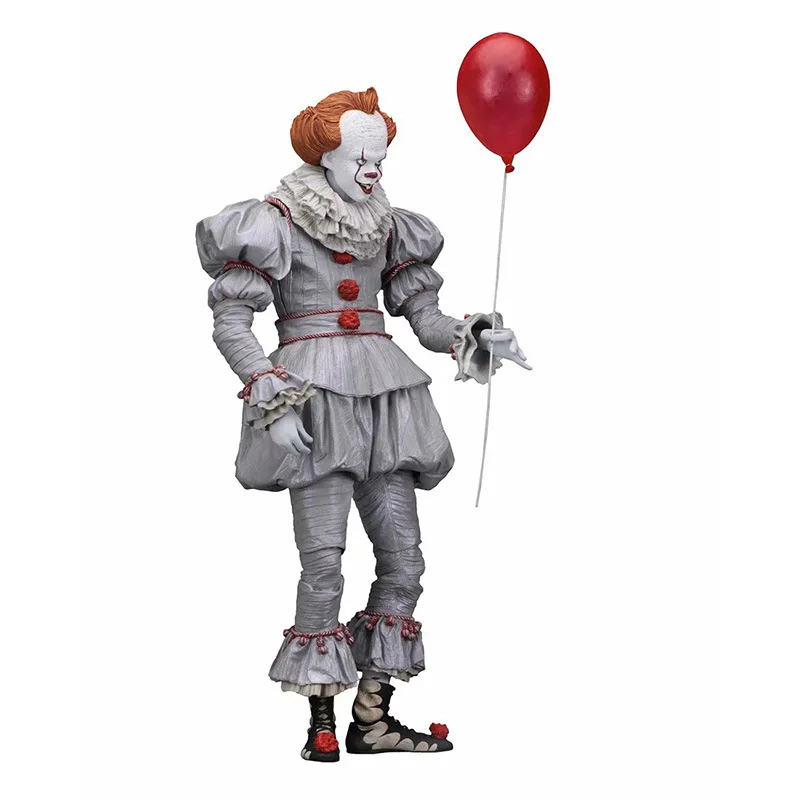 [Забавный] 20 см NECA Стивен Кинг это Pennywise Джокер клоун день Хэллоуина фильм ужасов кукла ПВХ фигурка Коллекционная модель