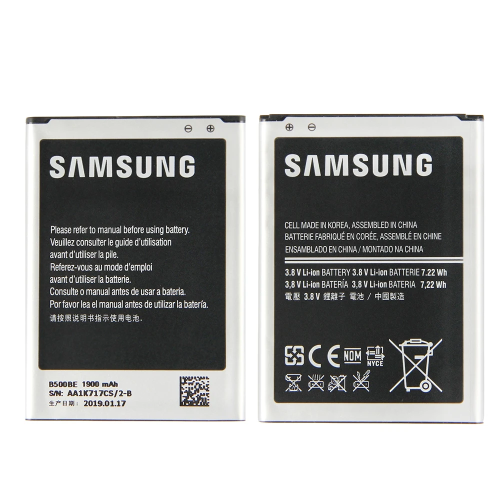 Батарея B500BE для samsung Galaxy S4 мини GT-I9190 I9192 I919 I9195 I9198 1900 мА/ч, телефонная батарея с NFC B500BU