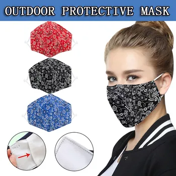 

3pc In Stock Cotton Face Mask PM2.5 Activated Carbon Mask Washable and Reusable Lot Activated carbon filter Mask Protective mask