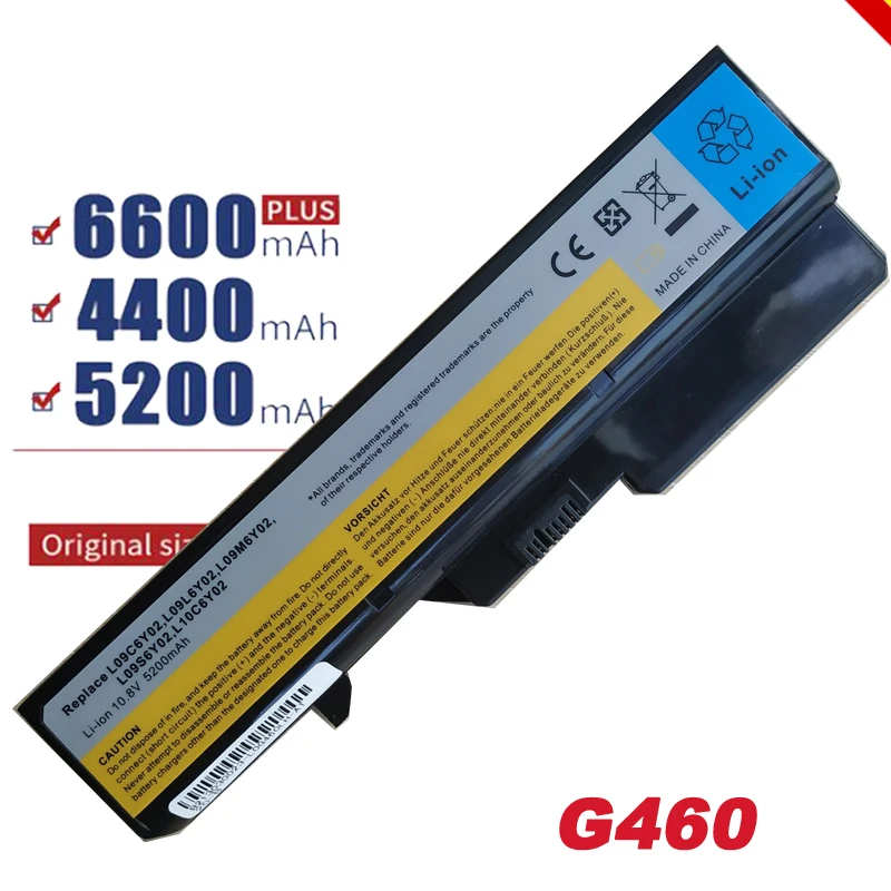 Аккумулятор для ноутбука HSW 6Cell L09M6Y02 L10M6F21 L09S6Y02 L09L6Y02 Lenovo G460 G465 G470 G475 G560 G565 G570 быстрая