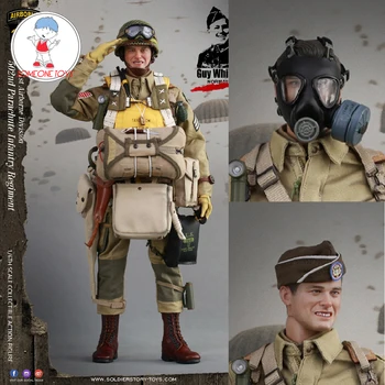 

Soldier Story SS110 1/6 WWII US Army 101 Airborne Division 502 Regiment Paratroopers Male Soldier Action Figure Collections