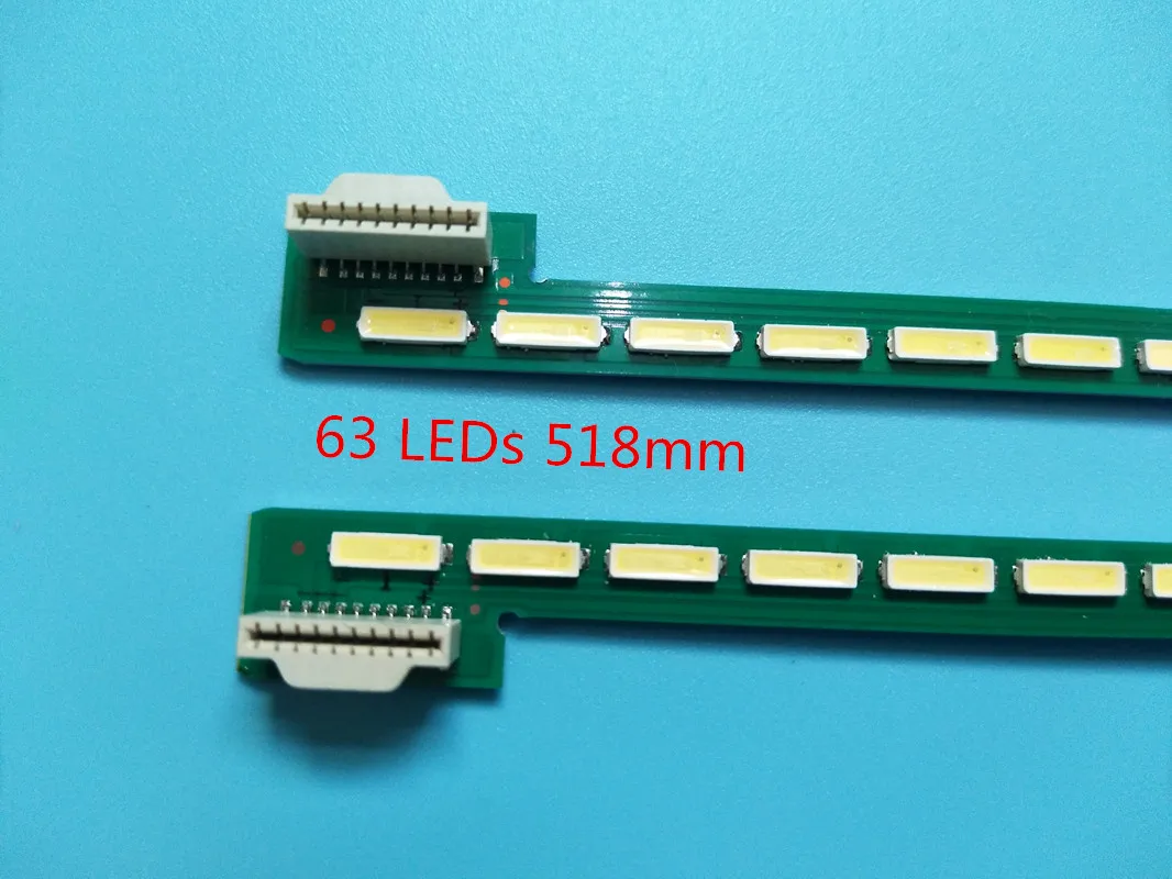 

Novo 25 conjunto = 50 pces 63led 518mm led backlight strip para lg 47la6600 6922l-0071a 0029a 6916l1179b 6920l-0001c 47 "v13 r l