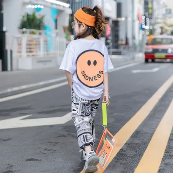 

Girls' short sleeve T-shirt 2020 summer new Korean children's loose bottomed shirt children's air suit wholesale 6-62