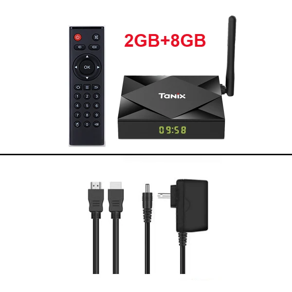 Tanix TX6S ТВ приставка Android 10,0 Allwinner H616 Четырехъядерный 4 Гб 64 Гб 2,4G/5G двойной Wifi Youtube 6K HDR Google TX6 Смарт медиаплеер - Цвет: 2GB 8GB