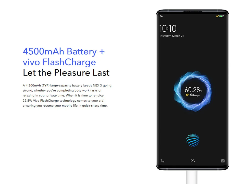 Vivo Nex 3 4G LTE сотовый телефон Snapdragon 855 Plus NFC 6,8" Super Amoled Полный экран 44W VOOC 8 Гб ram 128 Гб rom смартфон