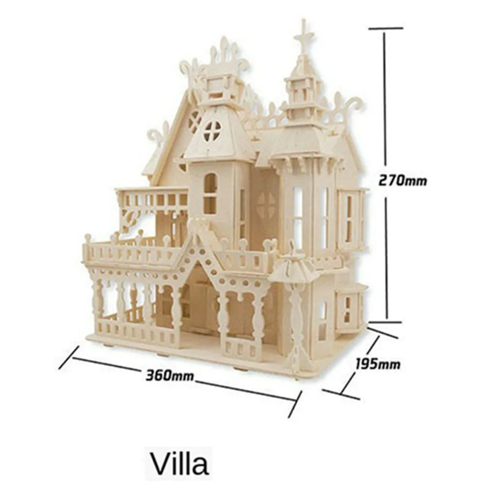 Сборный дом пазлы строительные наборы модель украшение стола креативные