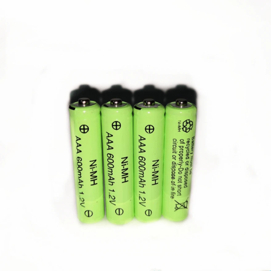4 Pz/Lotto 1.2V 600Mah Aaa Telecomando Giocattolo Ricaricabile Ni-Mh Batteria Ricaricabile Aaa 1.2V 600Mah Spedizione Gratuita