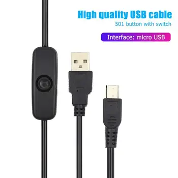 

1m USB to Micro USB Cable with On/Off Switch 3A Charger Power Supply Cord for Raspberry Pi Computer Cables Connectors