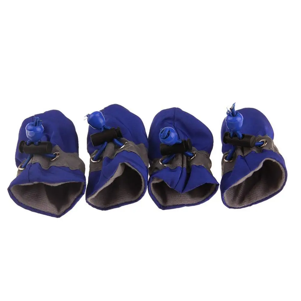 Normal Blue Противоскользящая водонепроницаемая обувь для щенков на мягкой подошве; обувь для собак; обувь для маленьких собак; предварительно ходунки; мягкие товары для питомцев; уход за щенками - Цвет: Normal Blue