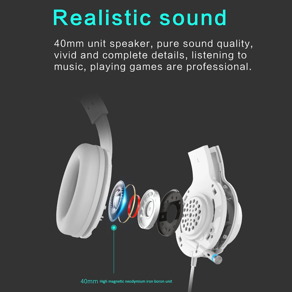 Беспроводные наушники Bluetooth 5,0, Hi-Fi, стерео гарнитура, складная, портативная, регулируемая, поддерживает TF карту, HD вызов для музыкальной игры
