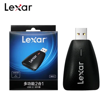 

TF Card Reader 100% Original Lexar USB 3.1 SD Card 2 In 1 Reader High-speed Professional file transfer For SD Card Micro SD Card