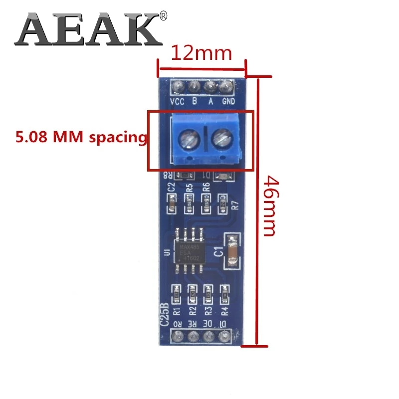 5 шт. MAX485 модуль RS-485 ttl к RS485 MAX485CSA конвертер модуль для Arduino интегральные схемы продукты