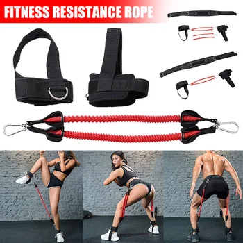 

Fine Resistance Training Straps Rope Bounce Force Trainer Band Fitness Leg Strength HB88