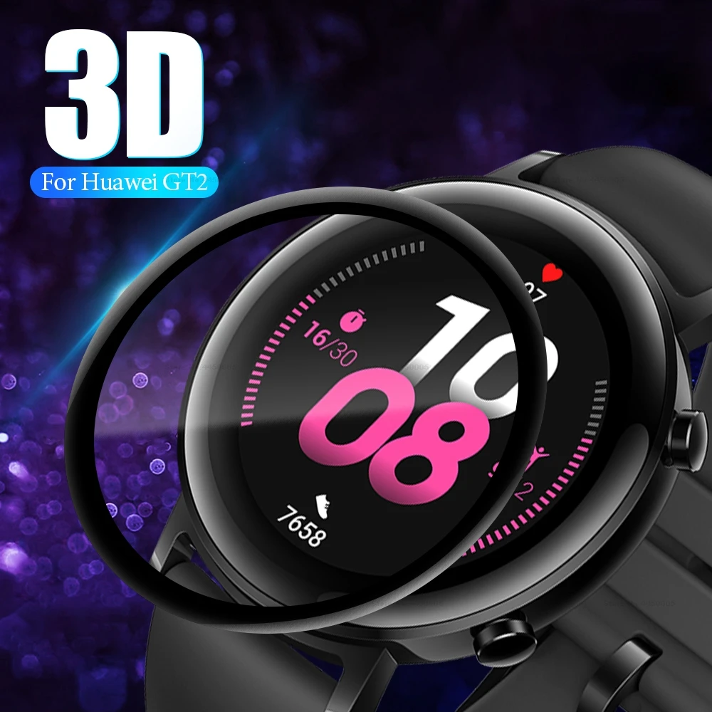3D утолщенная пленка для huawei GT2 42 мм 46 мм Защитная пленка для экрана для huawei GT2 Смарт часы браслет аксессуары Гидрогелевая пленка