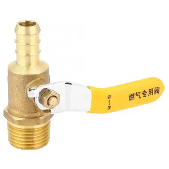

DN15 G1/2in Fuel Gas Ball Valve Brass Male Thread One Way Valve Air Nozzle Flow Control Valve