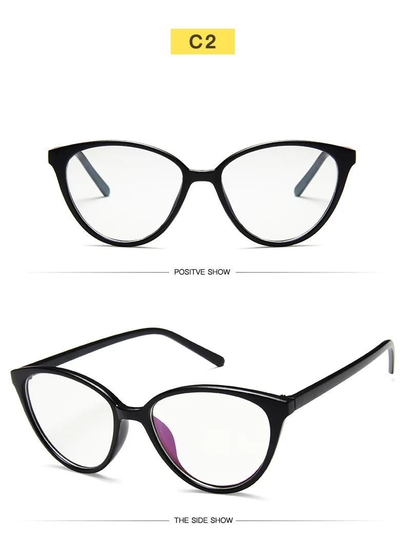 Винтажные Женские оправы для очков кошачий глаз, фирменный дизайн, прозрачные линзы, оправа для очков для женщин, очки для женщин, оправа для очков