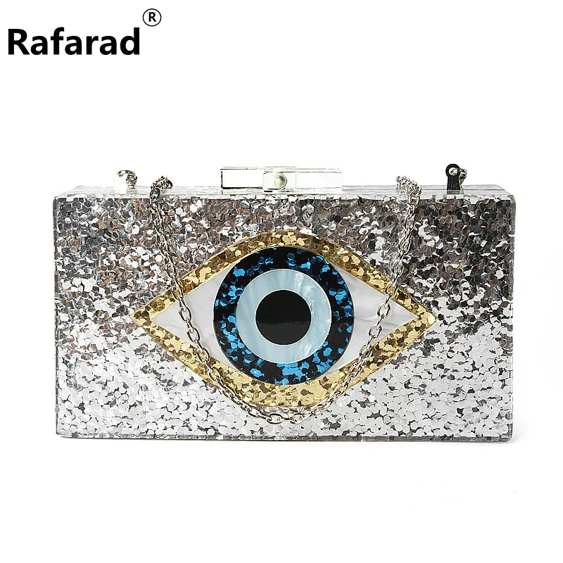 

Nice Women Bags Fashion Women Clutch Bag Casual Women Clutches Famous Brands Shoulder Bag Ladies Handbags Eye Acrylic Clutches