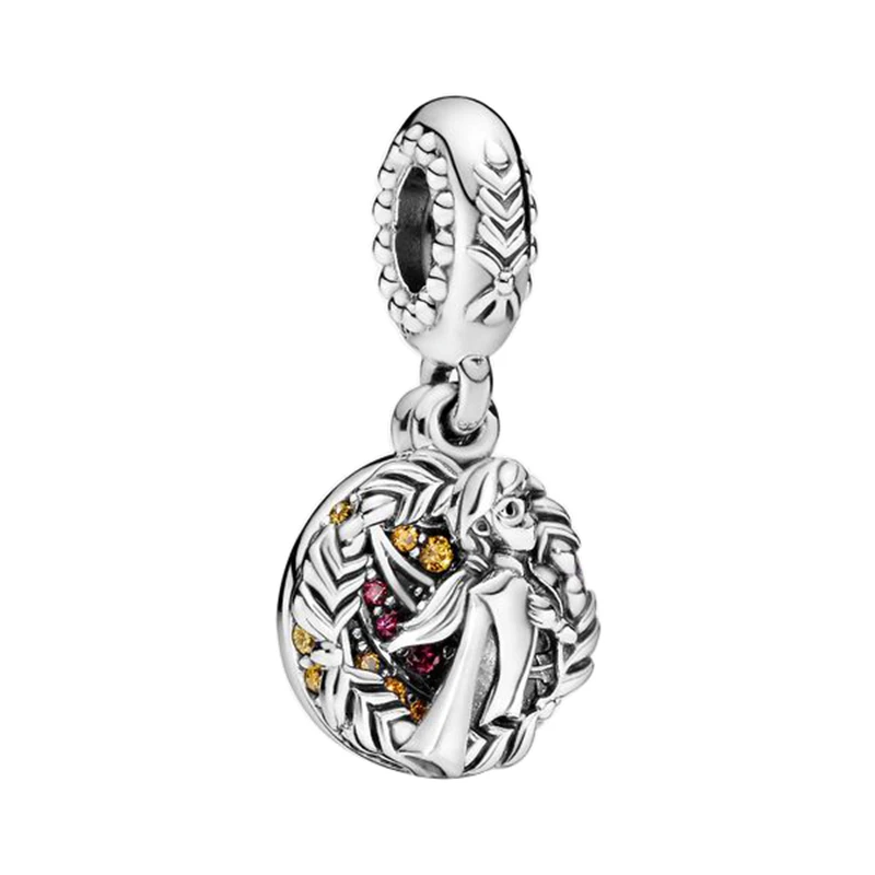 Z013 Couqcy, подходят для браслетов Pandora, ожерелье для женщин, сделай сам, для влюбленных, ювелирное серебро, 925, Рождественская звезда, Микки, ангел, лошадь, Подвески, Бусины - Цвет: Z013
