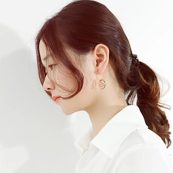 

Drop earrings for women korean style statement fashion jewelry long wholesale earrings stainless steel bulk items wholesale 8410