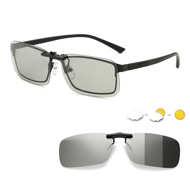 photochromic clip on sunglasses