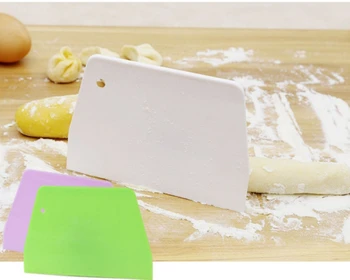 

Dough Cutter Trapezoid Spatulas Pizza Dough Scraper Pastry Tools Kitchen Butter Knife Kitchen Baking Accessories