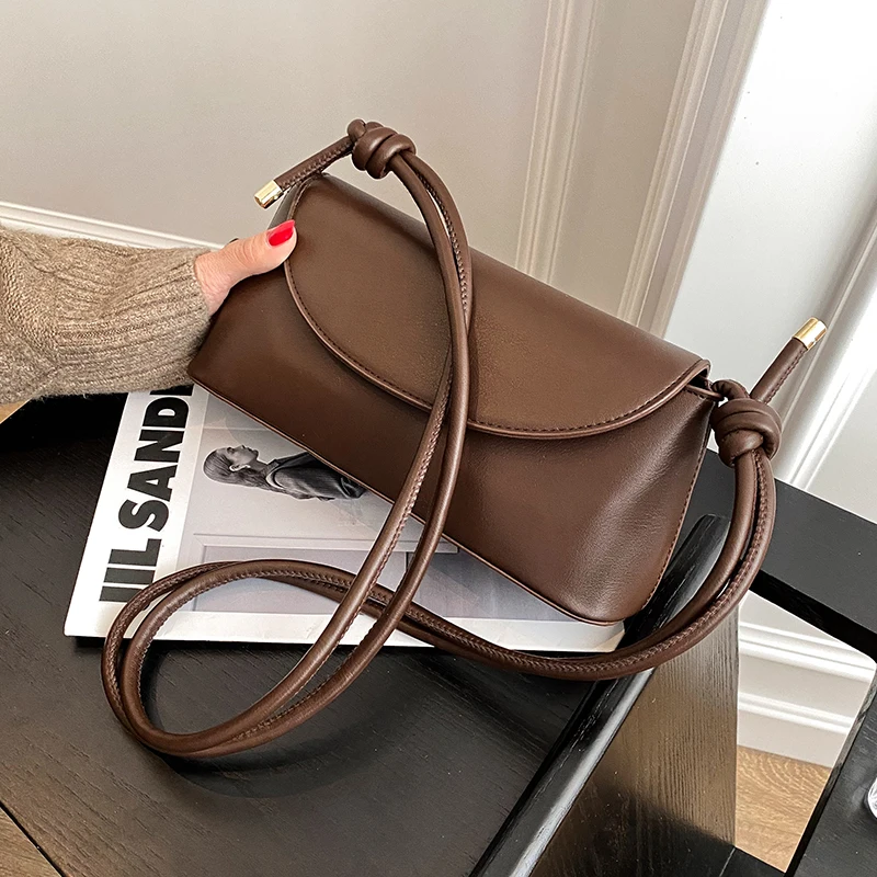 

Simple Texture Women's Bag 2021 Autumn Winter New All-match Crossbody Shoulder Bags Female Fashion Temperament Handbags