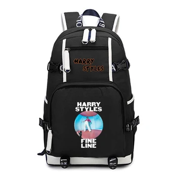

2020 Mochila Harry Styles Hip Hop Backpack Women Fine Line Korean Bookbag Laptop Back Pack Men School Bags for Teenage Girls Boy