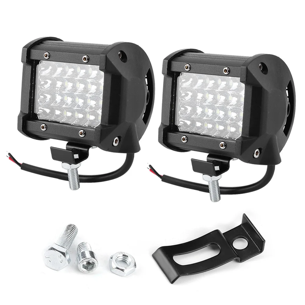 2PCS 4in 144W 14400LM LED Work Light IP68 Waterproof Fog Lamp Spotlight Refitting for Auto Off-Road Boat Accessories | Автомобили и