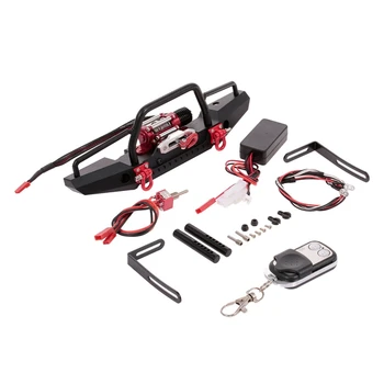 

Aluminum Alloy RC Crawler Winch Front Bumper with Winch for Traxxas TRX-4 TRX4 RC Car Crawler Upgrade Parts
