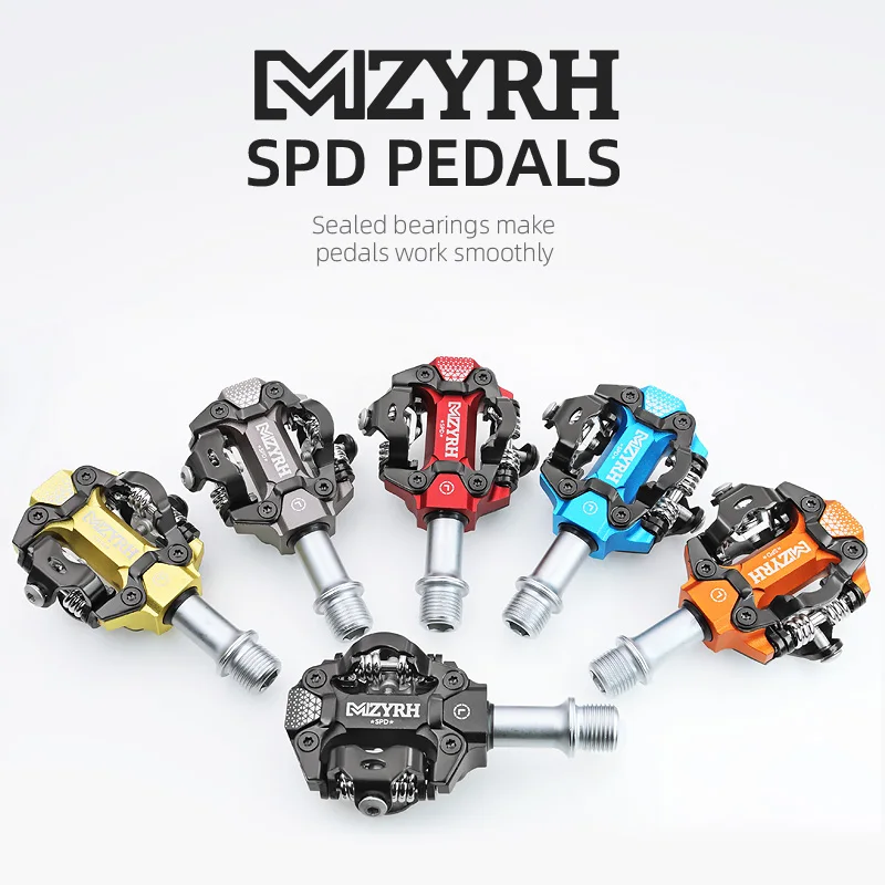 Нескользящие педали MZYRH SPD для горного и дорожного велосипеда Bmx из алюминиевого