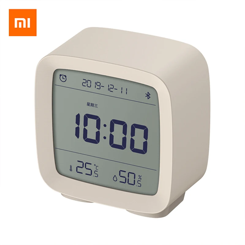 Indoor Temperature And Humidity Monitor Lcd Digital Alarm Clock W Night Light Alarm Clocks Clock Radios Home Garden